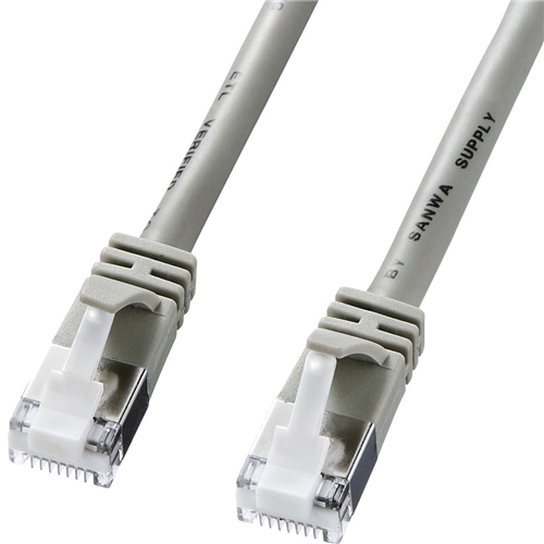 ツメ折れ防止カテゴリ5eSTP LANケーブル（7m・ライトグレー）