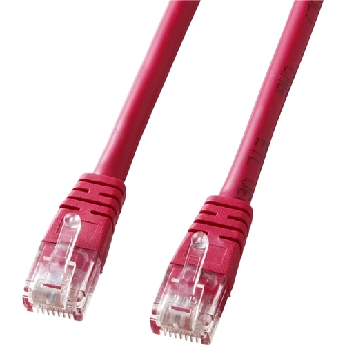 エンハンスドカテゴリ5単線LANケーブル（30m・レッド）