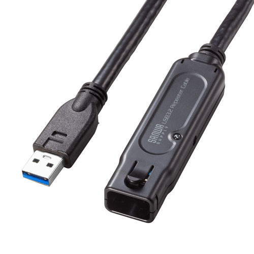 USB3.2アクティブリピーターケーブル 10m（抜け止めロック機構付き）