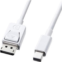 ミニ-DisplayPort変換ケーブル（2m・ホワイト）