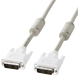 DVIケーブル（シングルリンク） ホワイト・3m