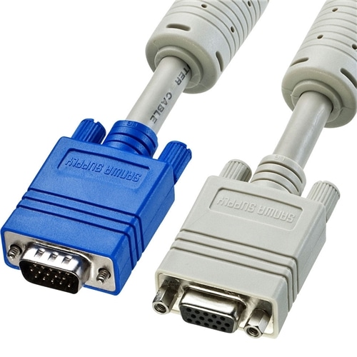 ディスプレイ延長ケーブル（複合同軸・アナログRGB・延長・5m）