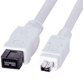 IEEE1394bケーブル（ホワイト・2m）