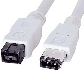 IEEE1394bケーブル（ホワイト・2m）