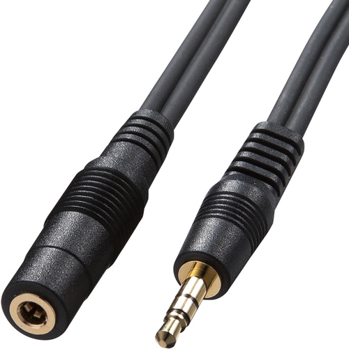 オーディオ延長ケーブル（3.6m・ブラック）