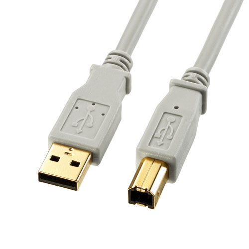 USB2.0ケーブル（ライトグレー・1.5m）