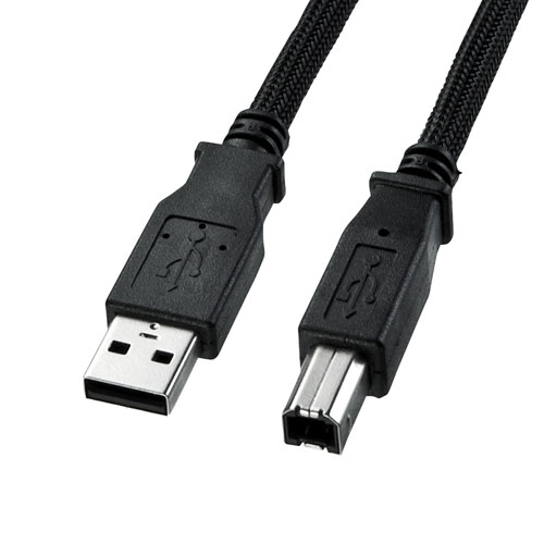 ナイロンメッシュUSB2.0ケーブル（3m）