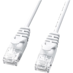 カテゴリ6極細LANケーブル（5m・ホワイト）