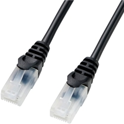 ツメ折れ防止CAT5eLANケーブル（1m・ブラック）