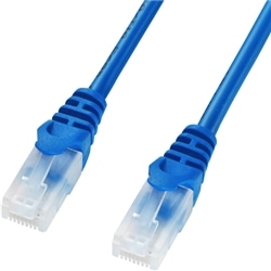 ツメ折れ防止CAT5eLANケーブル（5m・ブルー）