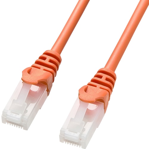 ツメ折れ防止CAT5eLANケーブル（5m・オレンジ）