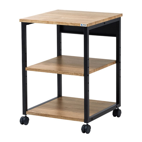 木目調プリンタスタンド（W500）