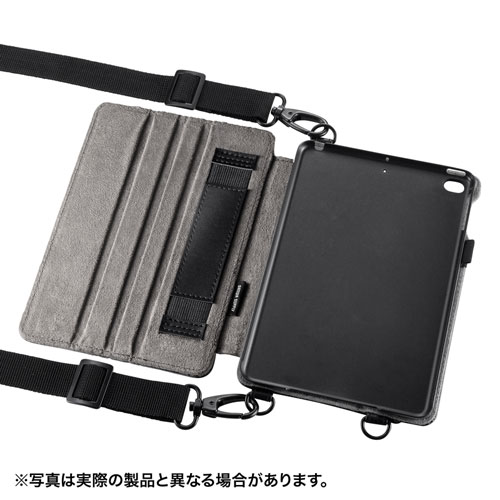 iPad mini スタンド機能付きショルダーベルトケース