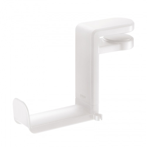 回転式ヘッドホンフック（ホワイト）