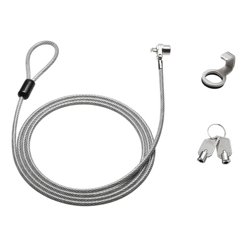 ケーブルロック付きセキュリティワイヤー