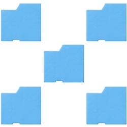 SLE-27-BL用取付け部品（eセキュリティ・ブルー・5個入り）