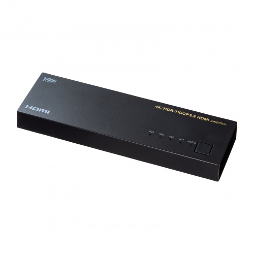 4K・HDR・HDCP2.2対応HDMI切替器（4入力・1出力）