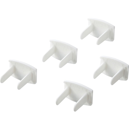 コンセント安全キャップ（2P用・50個入・ホワイト）