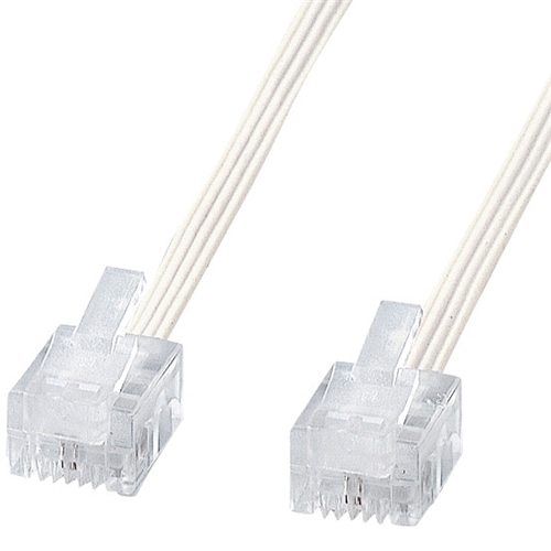 やわらかスリムケーブル（ホワイト・15m）