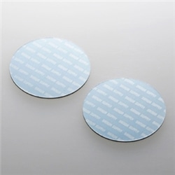 ノートパソコン冷却パッド（丸型・2枚入り・ブルー）