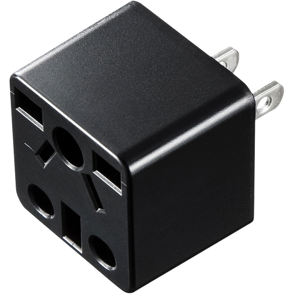 日本専用マルチタイプ電源変換アダプタ（ブラック）