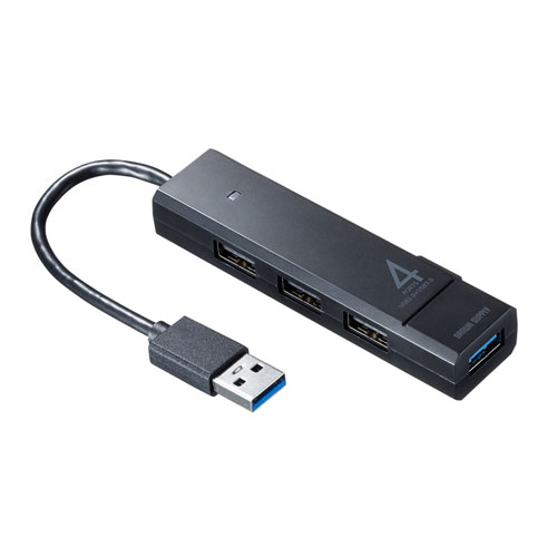 USB3.1 Gen1＋USB2.0コンボハブ（ブラック）