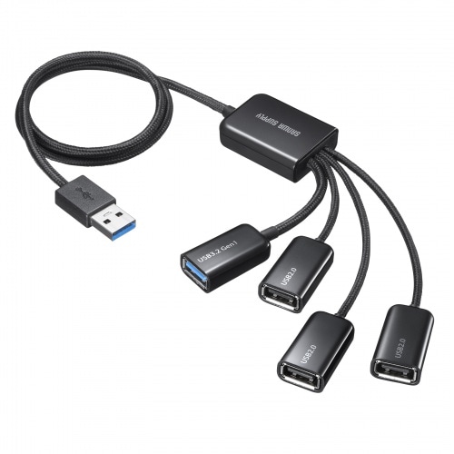 USB3.2 Gen1+USB2.0 コンボハブ（4ポート）