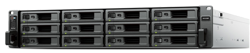冗長電源搭載1U12ベイ拡張ユニット RackStation RX1225RP