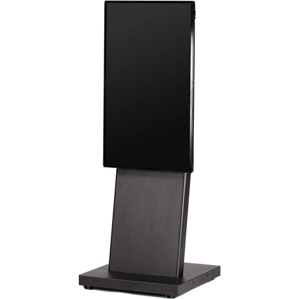 デジタルサイネージスタンド 耐荷重15kg 黒 エコノミータイプ