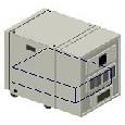 まもる君Light48 W750×H650用奥行拡張ユニット(+D250用)