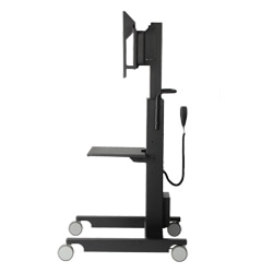 電動昇降装置付きテレビモニタースタンド