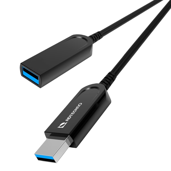 5Gbps専用 光ファイバUSBケーブル A（オス）-A（メス） 10m