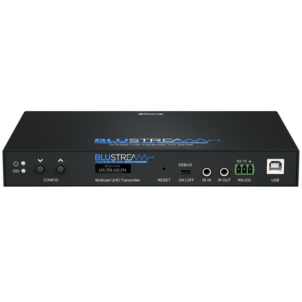 Dante対応マルチキャストUHD トランスミッタ