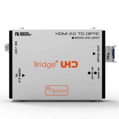 超小型軽量4K UHD対応HDMI2.0光延長器 送信機