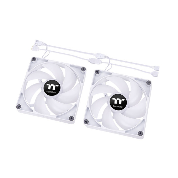 PCケースファン CT120 ARGB Sync PC Cooling Fan White 2 Pack