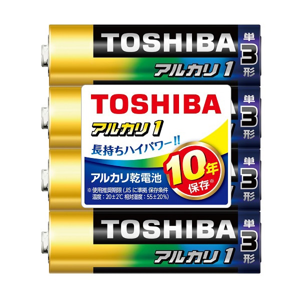 アルカリ電池 単3形 4本かんたんパック