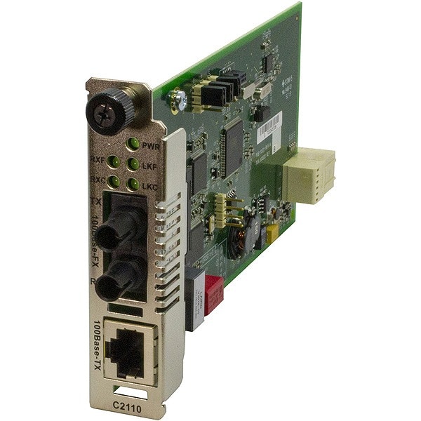 100Base-FX/100Base-TX(RJ-45)/ST/マルチモード/1300nm/2km