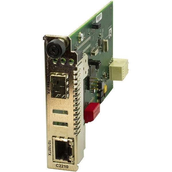SFP空きスロット/10/100Base-TX(RJ-45)/100BaseSFP