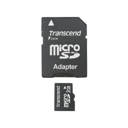 microSDカード 2GB (SDカード変換アダプタ付き)