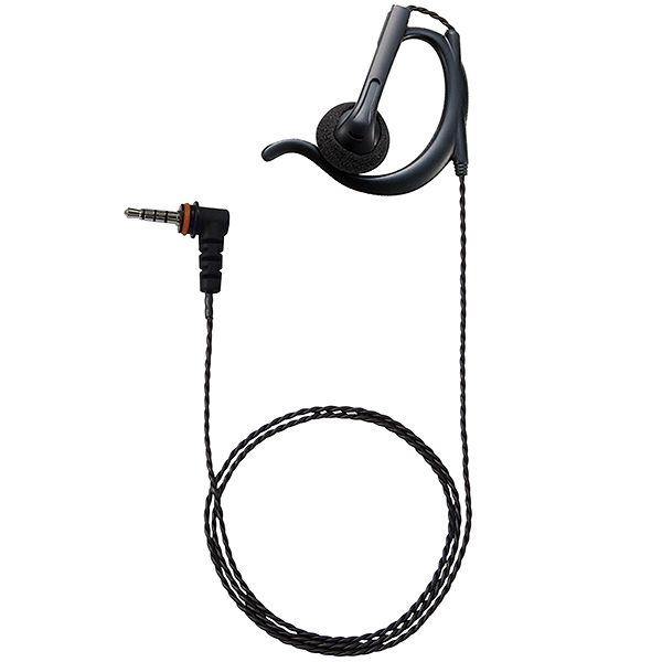 イヤピース（耳掛け付きオープンエアー型S・より対線・黒）
