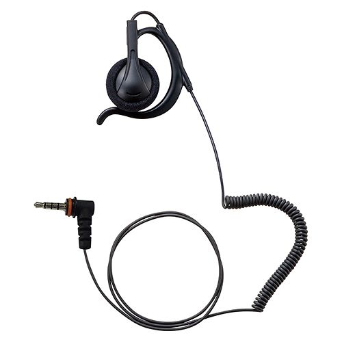 イヤピース（耳掛け付きオープンエアー型L・カールコード・黒）