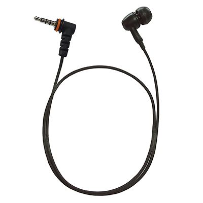 イヤピース（インイヤーフィット型・ストレートコード・黒）