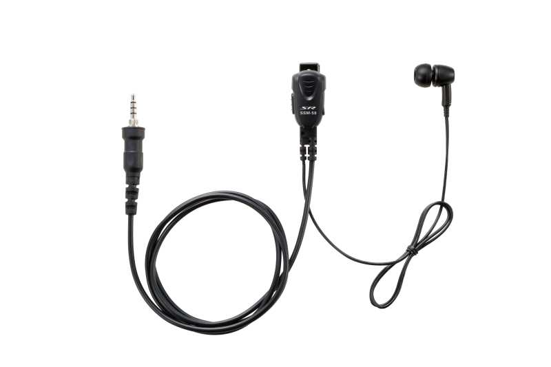 小型タイピンマイク＆イヤホン（カナル型イヤホン）