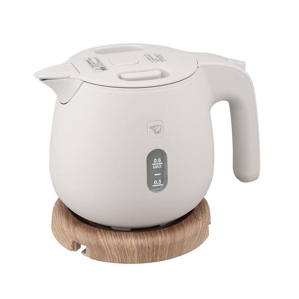電気ケトル 0.6L サンドグレー