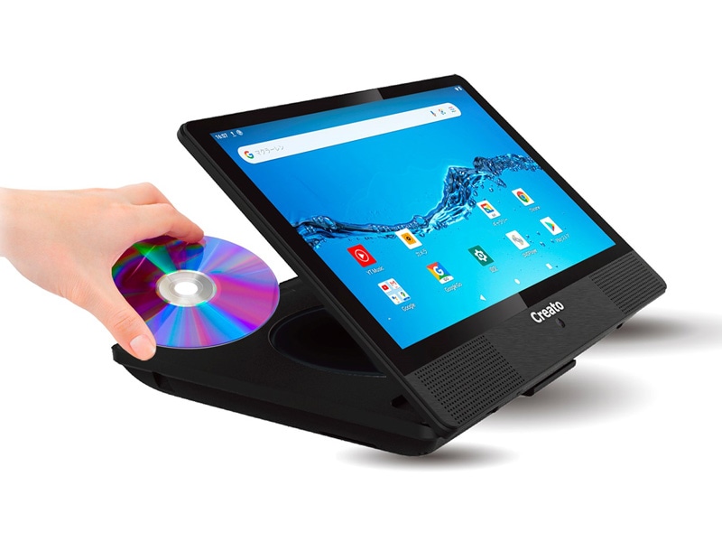 10.1インチAndoroid搭載タブレット＆ポータブルDVDプレイヤー