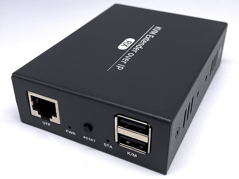 LANケーブル利用HDMIモニタKVMエクステンダー/最大200m（受信器単体）