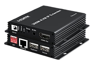 1：1はもちろん、複数：複数の接続にも対応/LANケーブル利用/HDMIモニタKVMエクステンダー/LK3080シリーズ送受信器セット