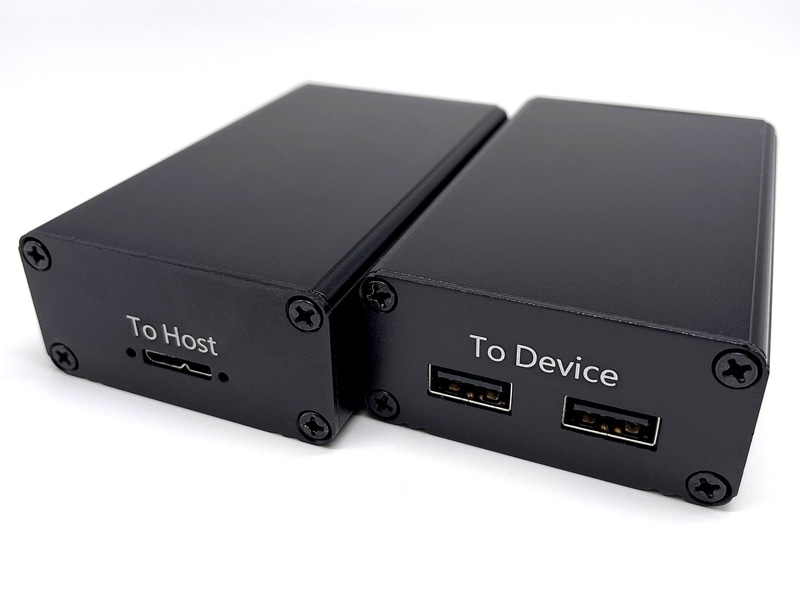 光ケーブル（2LCマルチモード）利用／USB3.1Gen1/2.0/1.1エクステンダー（Host/Deviceセット）／SSA23-350M