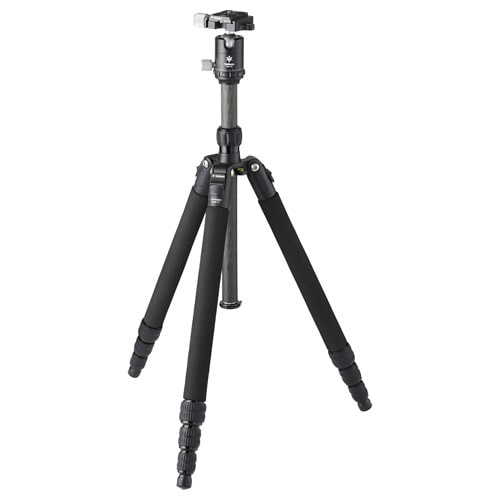 小型トラベルカーボン三脚 カルマーニュ N443 TT 自由雲台付 4段