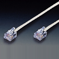 モジュラーコード 6極4芯タイプ(3M) 白色